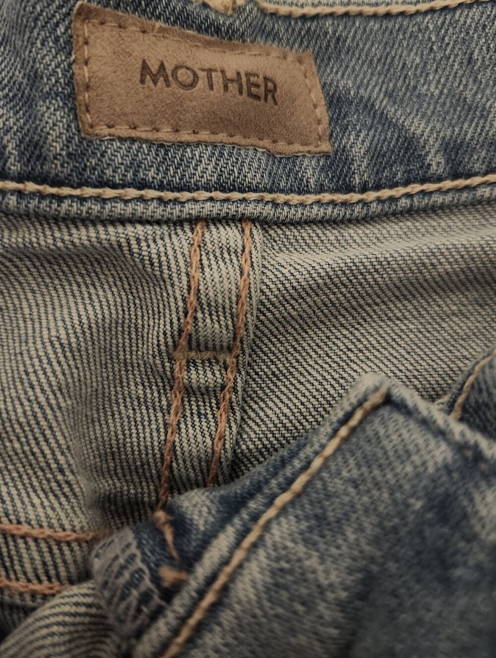 Mother Patch Pocket Undercover Wide Leg High-Rise Women's Jeans - 28 - Picture 4 of 6